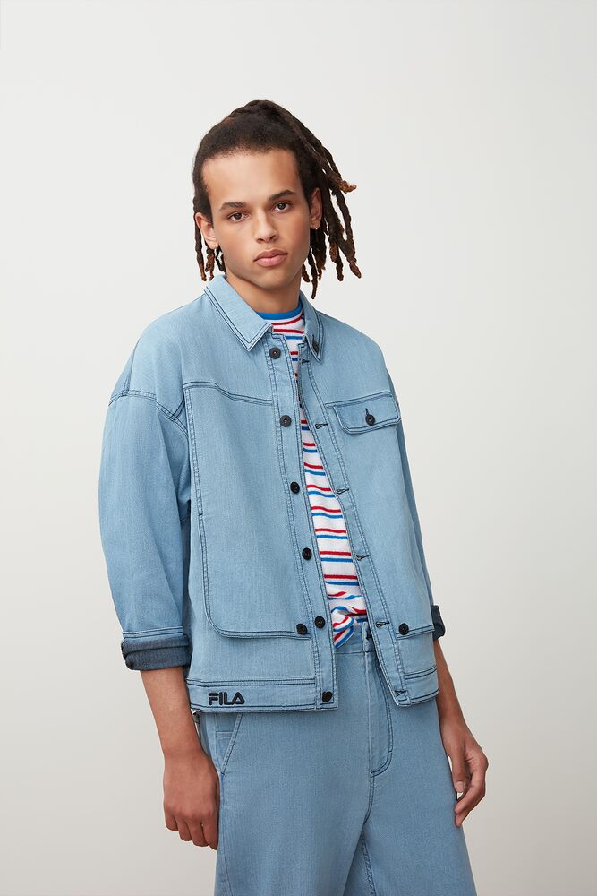Fila denim jacket sale
