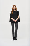 Joseph Ribkoff Women's Heavy Knit Houndstooth Print Pull-On Pants