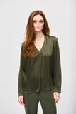 Joseph Ribkoff Women's Satin Straight Top