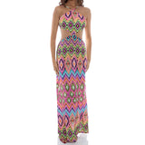 Luli Fama Women's Miami Sorbet - Cut Out Long Dress