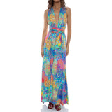Luli Fama Women's Deco Gardens - Convertible Maxi Dress