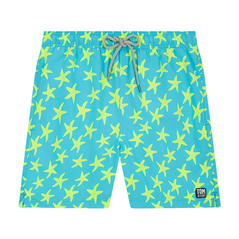 Tom & Teddy Men's Starfish Swim Trunk