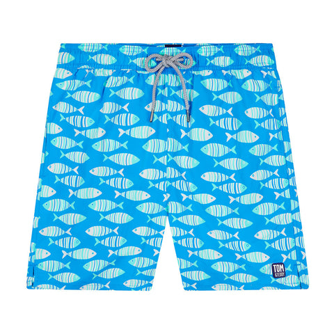 Tom & Teddy Men's Fish Swim Trunk