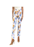 Krazy Larry Women's Pull on Ankle Pants - Two Butterflies