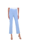 Krazy Larry Women's Stretch Linen Wide Ankle Pants - Indigo Stripe