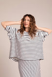 Sympli Women's Breezy Raglan Top, H Print