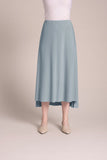Sympli Women's Flounce A-Line Midi Skirt
