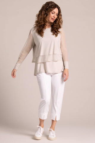Sympli Women's Fusion Crop Top
