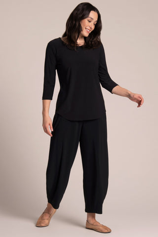 Sympli Women's Go To Classic T Slim, 3/4 Sleeve