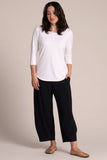 Sympli Women's Go To Classic T Slim, 3/4 Sleeve