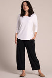 Sympli Women's Go To Classic T Slim, 3/4 Sleeve