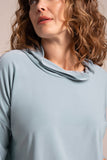 Sympli Women's Slouch Sweatshirt No Ties, 3/4 Sleeve