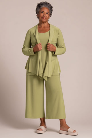 Sympli Women's Splice Roll Neck Cardigan