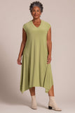 Sympli Women's Splice V-Neck Dress