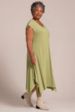Sympli Women's Splice V-Neck Dress