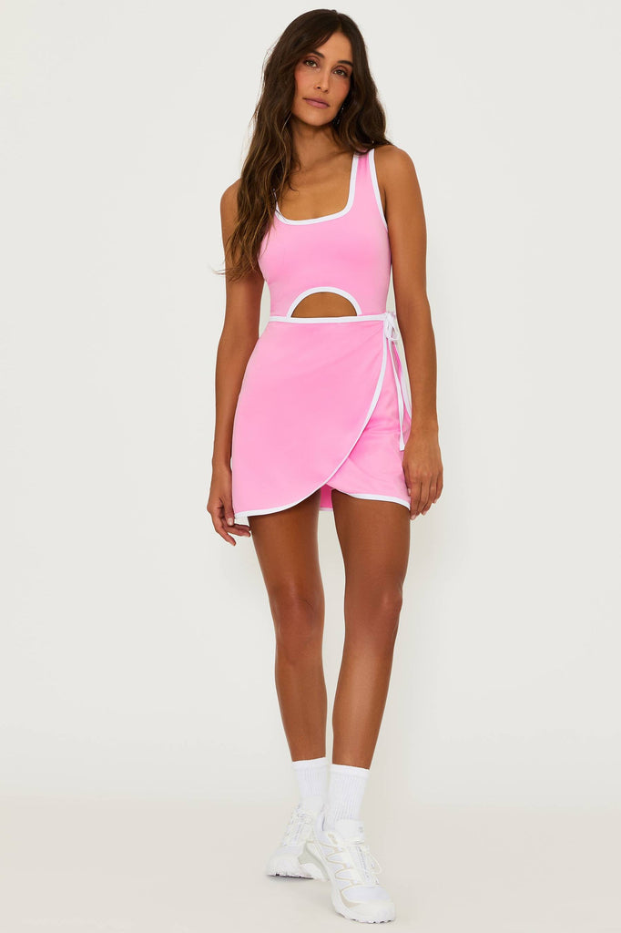 Beach Riot Astrid Dress - Prism Pink / S Beach Riot Astrid Dress - Prism Pink / S
