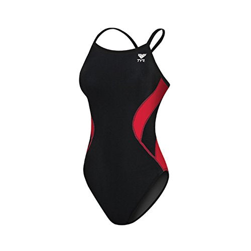 TYR Phoenix Splice Racer Slip voor heren - Zwart/Blauw TYR Phoenix Splice Racer Slip voor heren - Zwart/Blauw