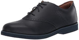 School Issue Upper Class Women's Navy Leather Saddle Oxfords