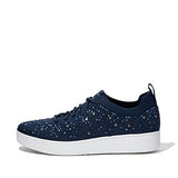FitFlop Women's Rally Ombre Crystal Knit Sneakers