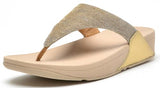 FitFlop Women's Lulu Glitz Toe-Post Sandals