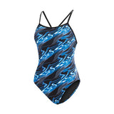 Dolfin Women's Print V Back 1-Piece - Inferno
