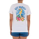 Guy Harvey Women's Seahorse Short Sleeve V-Neck T-Shirt