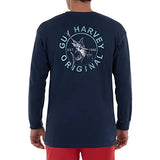 Guy Harvey Men's Circle Long Sleeve T-Shirt