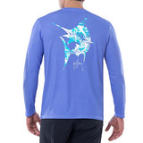 Guy Harvey Men's Core Solid Long Sleeve Sun Protection Top
