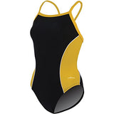 Dolfin Women's Color Block Team Panel V-2 Back 1-Piece