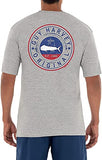Guy Harvey Men's Mahi Circle Short Sleeve Crew Neck T-Shirt