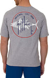 Guy Harvey Men's Offshore Fish Collection Short Sleeve T-Shirt (Sport Grey Heather/Tuna