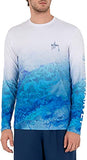 Guy Harvey Men's Camo Marlin Light Sun Protection Long Sleeve Shirt