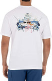 Guy Harvey Men's Out Fishing Short Sleeve Pocket Crew Neck T-Shirt
