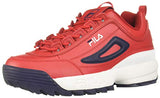 Fila Men's Disruptor Ii Premium Shoes Red / White / Navy 8