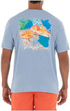 Guy Harvey Men's Costal Redfish Short Sleeve T-Shirt