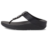 Fitflop Women's Halo Metallic-Trim Toe-Post Sandals