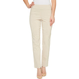 Krazy Larry Women's Pull on Ankle Pants - Ivory