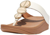 Fitflop Women's Halo Metallic-Trim Toe-Post Sandals