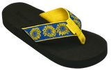 Tidewater Women's Summer Sunflowers Sandals