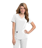Urbane Performance Tailored Fit Super Stretch 2-Pocket Scrub Top for Women 9015