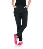 Smitten 5 Pocket, Contemporary Slim Fit Yoga Waist Medical Scrub Pants S201004