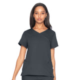 Urbane Ultimate Tailored Fit Comfort Stretch 6-Pocket Scrub Top for Women 9577