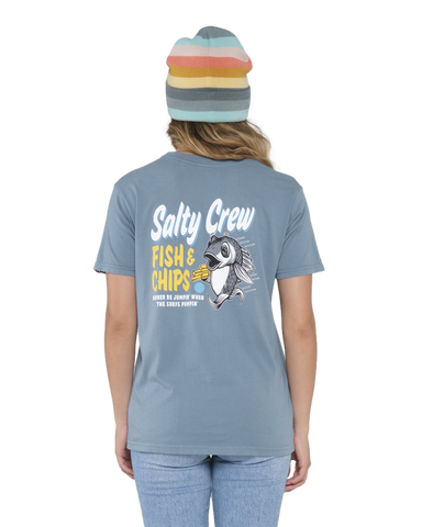 Salty Crew Women's Fish N Chips Boyfriend Tee