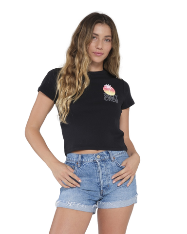 Salty Crew Women's Summer Vibe Baby Tee
