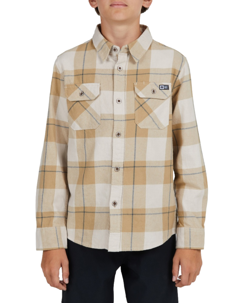 Salty Crew Boys' First Light L/S Flannel Shirt