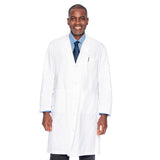 Landau Relaxed Fit 3-Pkt 5-Knot Cloth Button Full-Length Lab Coat for Men 3138