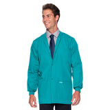 Landau Essentials Relaxed Fit 5-Pocket Snap-Front Scrub Jacket for Men 7551