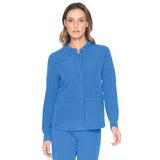 Urbane ICON Scrub Jacket for Women: 2-Pocket, Contemporary Slim Fit, Premium Luxe Soft, Super Stretch, Zipper Front Warm-Up Medical Scrubs 9736